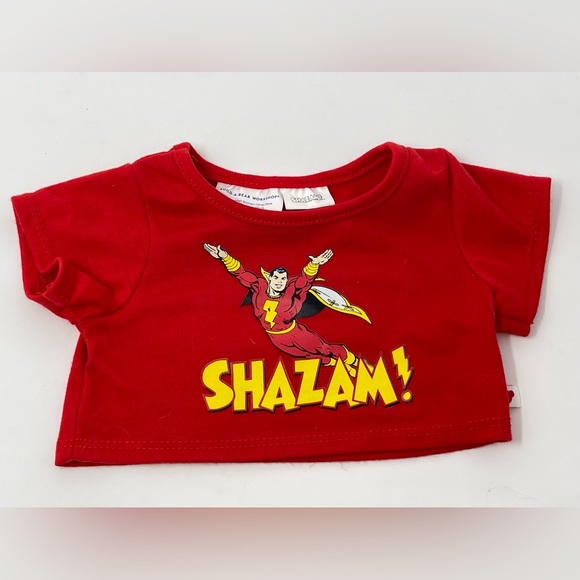 BUILD-A-BEAR: Playful Puppy Dog, Brown, Scruffy with Red Shazam Shirt - Picture 12 of 15